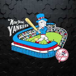 uncle sam new york yankees baseball mlb stadium svg