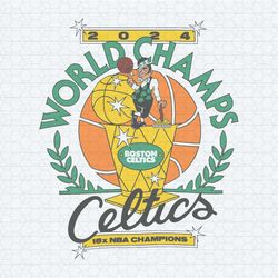 2024 world champs celtics 18x nba champions svg