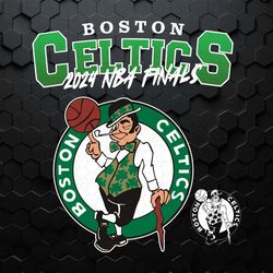 boston celtics logo 2024 nba finals svg