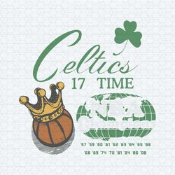 celtics 17 time nba champions svg