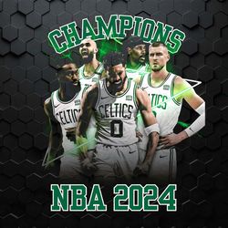 champions 2024 boston celtics players png
