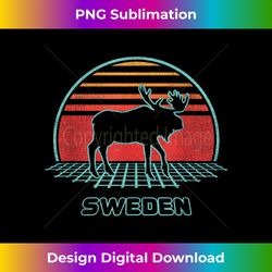 sweden retro vintage 80s style - luxe sublimation png download - channel your creative rebel