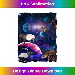 tapir universe galaxy stars moon space wild tapirs lover - chic sublimation digital download - elevate your style with intricate details