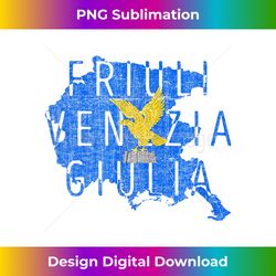 friuli venezia giulia map word art - italy souvenir - vibrant sublimation digital download - pioneer new aesthetic frontiers