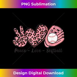 peace love softball mom i love softball for - bespoke sublimation digital file - customize with flair