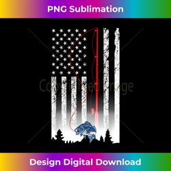 american flag fishing rod usa patriotic lover - bespoke sublimation digital file - striking & memorable impressions
