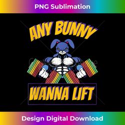 easter bunny rabbit gym weight lifting holiday workout - minimalist sublimation digital file - crafted for sublimation excellence