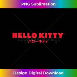 hello kitty classic logo in japanese - urban sublimation png design - immerse in creativity with every design