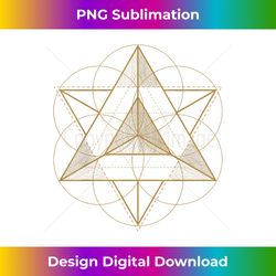 sacred geometry star tetrahedron merkaba - sublimation-optimized png file - channel your creative rebel
