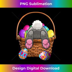 easter bunny basket eggs t - luxe sublimation png download - crafted for sublimation excellence