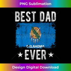 oklahoma dad flag design - best oklahoma dad ever - sleek sublimation png download - striking & memorable impressions