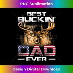 usa flag best buckin' dad ever deer hunting - sophisticated png sublimation file - elevate your style with intricate details
