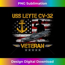 uss leyte cv-32 aircraft carrier veteran flag veterans day - urban sublimation png design - tailor-made for sublimation craftsmanship