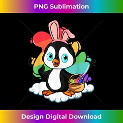 funny easter penguin lover cute egg costume - minimalist sublimation digital file - enhance your art with a dash of spice