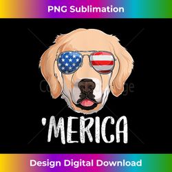 merica golden retriever dog 4th of july american flag - chic sublimation digital download - pioneer new aesthetic frontiers