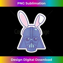 star wars darth vader sticker style rabbit ears easter bunny - sublimation-optimized png file - craft with boldness and assurance