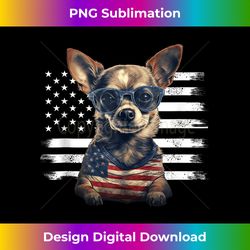 chihuahua usa flag 4th of july dog dad father's day - sublimation-optimized png file - elevate your style with intricate details