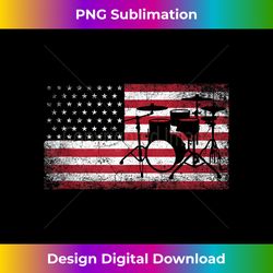 4th of july drummer drum american flag patriotic usa - timeless png sublimation download - rapidly innovate your artistic vision