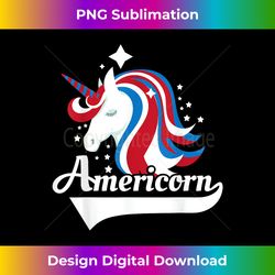 americorn american flag unicorn patriotic america july 4th - innovative png sublimation design - enhance your art with a dash of spice