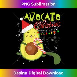 avocato funny cute cat avocado vegan christmas - innovative png sublimation design - reimagine your sublimation pieces