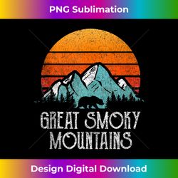 retro gsmnp outfit great smoky mountains national park - edgy sublimation digital file - elevate your style with intricate details