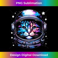 space cat in outer galaxy astronaut kitten s cat space - innovative png sublimation design - spark your artistic genius