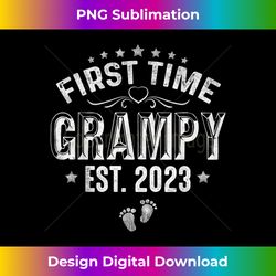 mens first time grampy est.2023 father's day soon to be grampy - minimalist sublimation digital file - crafted for sublimation excellence