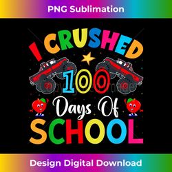 i crushed 100 days of school boys 100th day of school - bohemian sublimation digital download - striking & memorable impressions