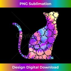 international dot day cat dots polka dot day - futuristic png sublimation file - challenge creative boundaries