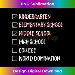 kindergarten elementary school middle school 2023 graduation - luxe sublimation png download - challenge creative boundaries