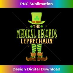 the medical records leprechaun matching st patricks day - edgy sublimation digital file - lively and captivating visuals