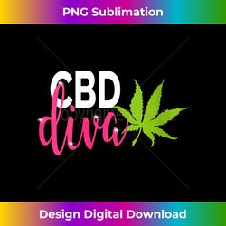 s cbd diva marijuana leaf cbd oil cannabidiol hemp coffee - futuristic png sublimation file - challenge creative boundaries