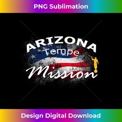 arizona tempe mormon lds mission missionary - urban sublimation png design - elevate your style with intricate details