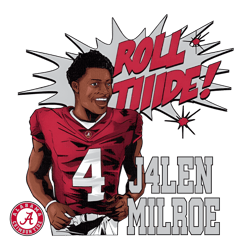 Jalen Milroe Role Tide Alabama Football PNG