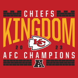 Chiefs Kingdom 2023 Afc Champions SVG