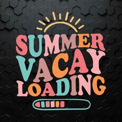 summer vacay loading end of the school year svg