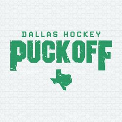 nhl dallas hockey puck off svg