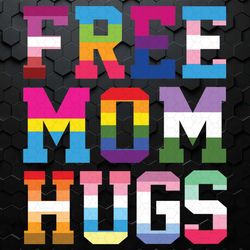 lgbtq free mom hugs pride month svg