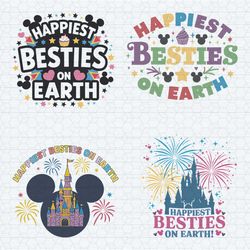 disney happiest besties on earth svg bundle