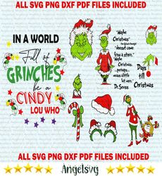 christmas grinch bundle svg, christmas svg, trump grinch