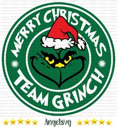 merry christmas team grinch svg, christmas svg, xmas svg