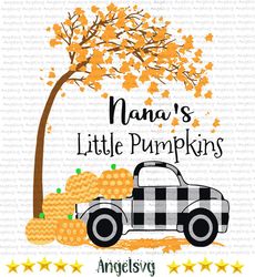 nanas little pumpkins, halloween svg, little pumpkins