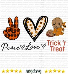 peace love trick or treat,halloween svg, halloween gift