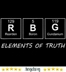 rbg elements of truth, rbg svg, rbg shirt, rbg 2020