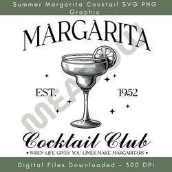 summer margarita cocktail svg png