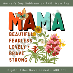 Mother's Day Sublimation PNG, Mom Png