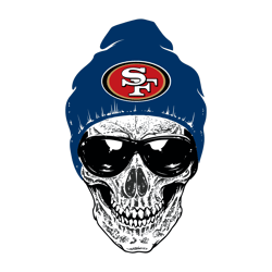 Horror Skull San Francisco 49ers SVG