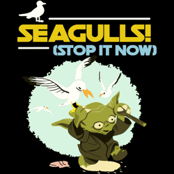 Funny Seagulls, Stop It Now Master Yoda Star Wars SVG