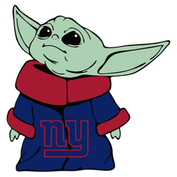 New York Giants Nfl Baby Yoda SVG