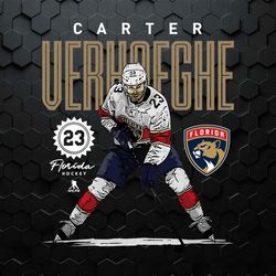 carter verhaeghe florida panthers hockey card png